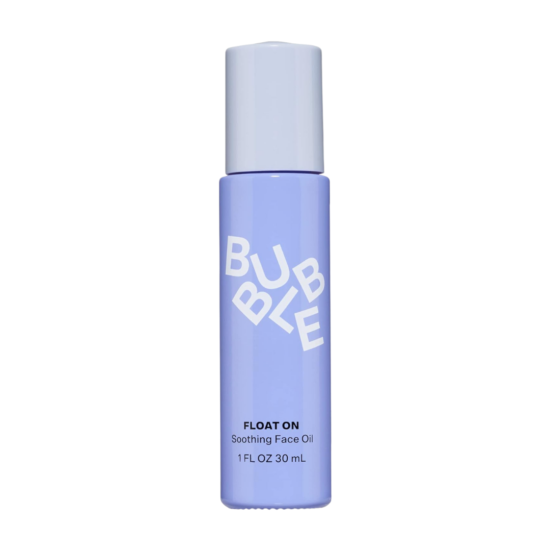 Bubble Skincare Float On Soothing Face Oil - Lightweight, Hydrating Facial Oil to Help Soothe & Calm Skin - Enriched with Safflower Oil and Prickly Pear - Skin Care Suitable for All Skin Types (30ml)