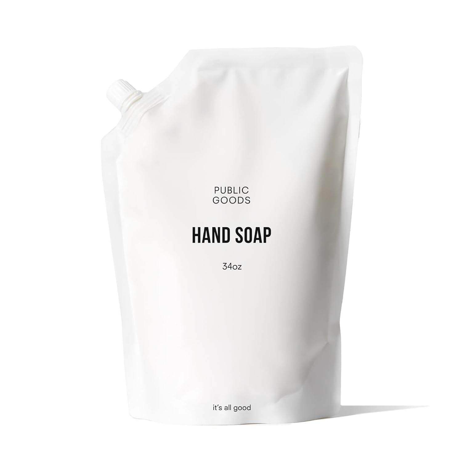 Public Goods Hand Soap | Cleansing Soap for Kitchen & Bathroom | Made with Natural Essential Oils | Paraben & Sulfate Free | Vegan Friendly | 34 Fl Oz Refill