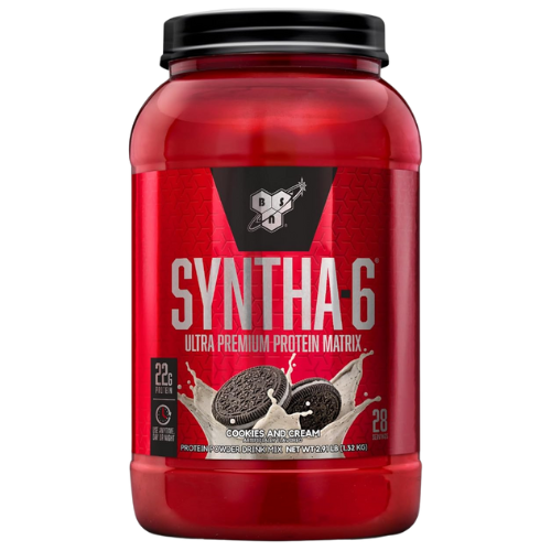 BSN SYNTHA-6 Whey Protein Powder with Micellar Casein, Milk Isolate, Strawberry Milkshake, 48 Servings (Packaging May Vary)