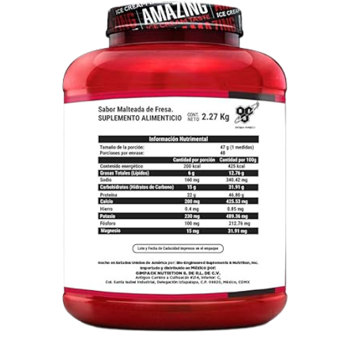 BSN SYNTHA-6 Protein Powder, Strawberry Milkshake, 5.0 Pound